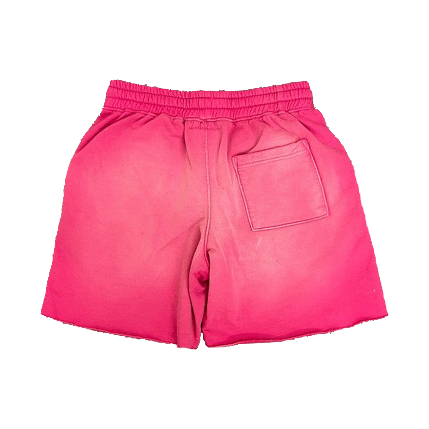 Pink Acid Wash Graphic Shorts – Masked Arab Print | ST5CKZ