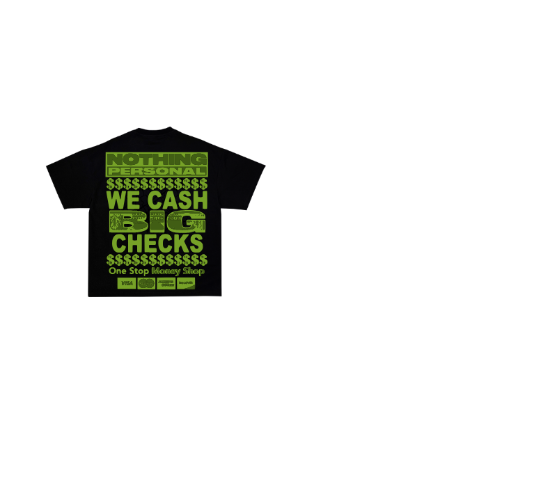 Black Graphic T-Shirt – Nothing Personal Print | ST5CKZ