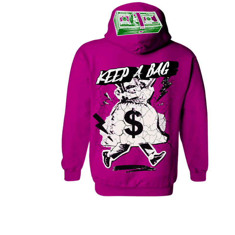 Purple Graphic Pullover Hoodie – Keep A Bag Print | ST5CKZ