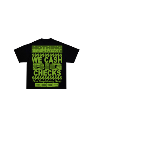 Black Graphic T-Shirt – Nothing Personal Print | ST5CKZ