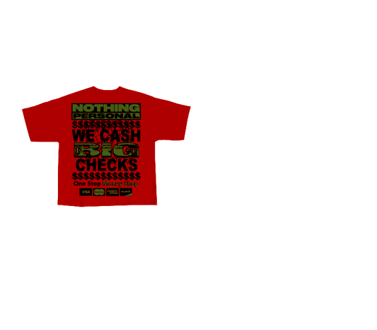 Red Graphic T-Shirt – Nothing Personal Print | ST5CKZ