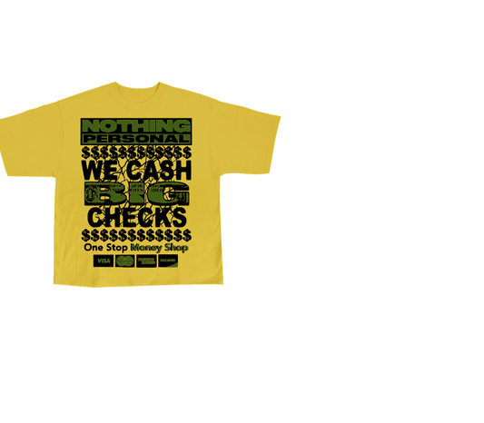 Yellow Graphic T-Shirt – Nothing Personal Print | ST5CKZ
