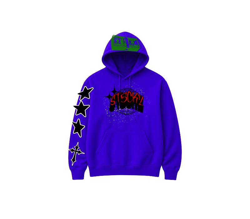 ST5CKZ- BLUE KEEP A BAG HOODIE