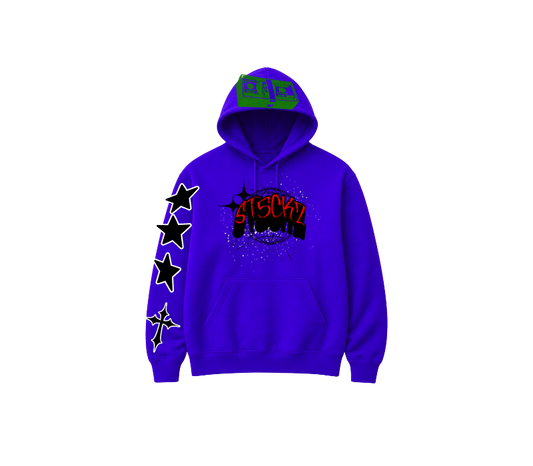 ST5CKZ- BLUE KEEP A BAG HOODIE