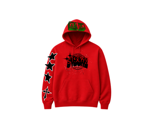 ST5CKZ- RED KEEP A BAG HOODIE
